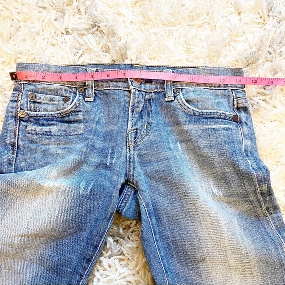 Citizens of Humanity | Distressed boho stretch #111 Low Waist Bootcut Jeans 25 - Picture 14 of 16